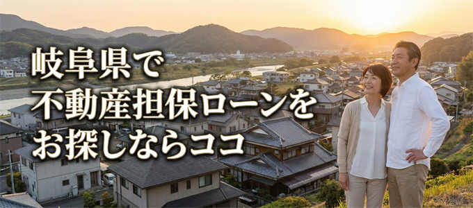 岐阜県で借りれる不動産担保ローンを探しているなら